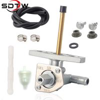 Robinet essence pour Honda TRX420, avec tube et coupelle