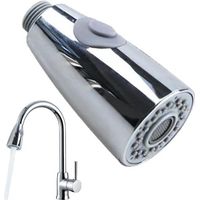 Tête de pulvérisation de robinet extractible, remplacement de la tête de robinet extractible - Remplacement du pulvérisateur de robinet de cuisine - Pièces simples de robinet d'évier de