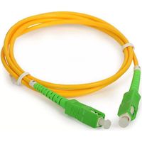 MicroConnect SC/APC Glasfaserkabel - SC/APC 15m OS2 Simplex Singlemode LSZH, FIB884015