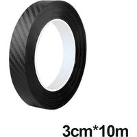 (3 cm x 10 m) SEAMTAL Autocollants de protection pour portières de voiture,ruban nano anti-rayures,film protecteur pour seuil de coffre,bandes anti-collision pour bords de portières