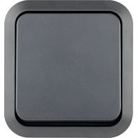 Aufputz-Aus-/Wechselschalter AquaStorm grau - 81 x 75 x 60 mm