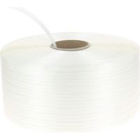 Feuillard textile blanc, largeur 19 mm, longueur 600 m - Corderie Mesnard