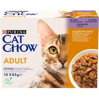 Purina Cat Chow Adult Agnello e Fagiolini - Purina Cat Chow Adult Agnello e Fagiolini - Confezione Da 10x85 Gr