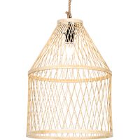 Rustic Outdoor Pendant Light Rattan 40x55 cm - Calamus