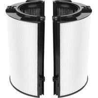H13 2 en 1 HEPA et filtre à charbon pour Dyson Purificateur d'air, compatible avec Dyson HP04 TP06 TP09 HP06 PH01 PH02 TP07 HP07 HP09, pour Dyson Pure Cool