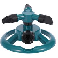 360° drehbarer Regner mit 3 Düsen für das Gartenbewässerungssystem