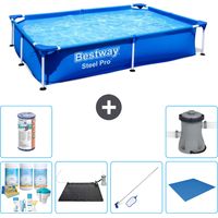 Bestway Piscina Bestway Steel Pro Rettangolare - 221x150x43 cm - 7-pezzi S22061