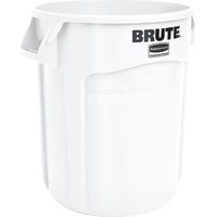 Collecteur Rubbermaid blanc 76L - BRUTE