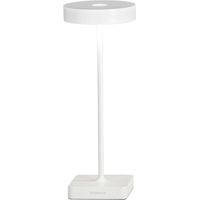 Lampada tavolo senza fili LED ricaricabile USB touch TAP Bianco 12x32 cm