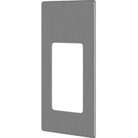 Proofvision Brushed Steel Face Plate for PV10 In-Wall Electric Toothbrush Charger - PV10-BS-FR
