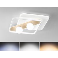 LED Deckenleuchte CRICKET in Weiß 3 Lichtfarben einstellbar, 50x40cm