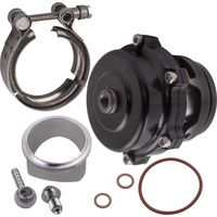 Universal Aluminum 50mm Turbo/intercooler V-band Blow Off Valve BOV 35psi Black