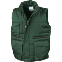 Gilet sans manches de travail matelassé Result Vert Foncé L.