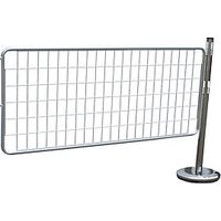 Juego de ampliación de postes barrera con reja 1 poste 1