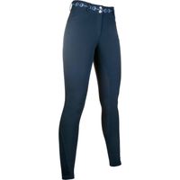 Pantaloni equitazione per donna con grip al ginocchio modello Monaco: 50, Bianco 1200