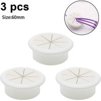 3 Pcs Desk Cord Grommets Wire Cable Hole Cover for Office PC Desk Cable Cord Cover