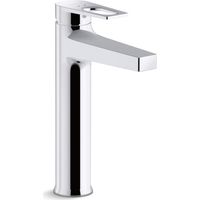 Kohler Tall Monobloc Bathroom Sink Basin Mixer Tap Chrome Includes PUW Waste