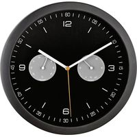 Horloge murale Mebus 52825 radiopiloté(e) 26 cm x 42 mm noir