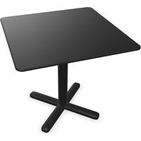 EMU Darwin Table pliante 80 X 80 Noir Noir Raggrincé 24