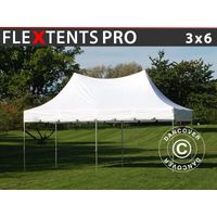 Pop up gazebo FleXtents PRO Peak Pagoda 3x6 m White