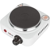 Muvip Elektroherd 1 Platte 500w - 5 Leistungsstufen - Thermostat mit Sicherheitssystem