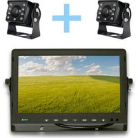 Kit de Kamera de Einparken Yatek Bildschirm AHD 10" + 2 1080P Kamera 160160 Grad de Rückansicht Yatek