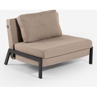 Stoff-Klappsessel Bett Wohnzimmer Büro Selene - Beige