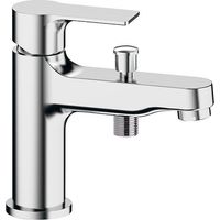 Miscelatore monocomando lavabo/vasca con deviatore integrato, senza kit doccia