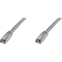 Digitus DK-1531-100 RJ45 Patchkabel CAT 5e SF/UTP 10.00 m Grau 1 St.