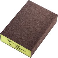 Éponge abrasive 4 flex block 4 faces souple fine jaune - SIA