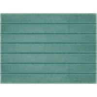 Tête de lit capitonnée en velours Africa vert - 90 lit