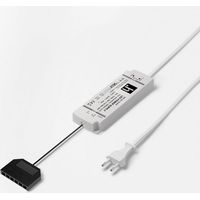 Alimentation 12v - Epaisseur : 11 mm - Indice de protection : IP 20 - Largeur : 46 mm - Longueur : 98,5 mm - Puissance : 6 W - Répartiteur : Sans - Sortie : 200 mm - HALEMEIER