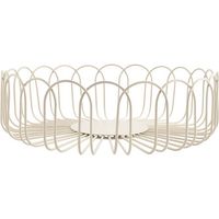 Flores Metallkorb 26,5x7,5cm Grau - Ona