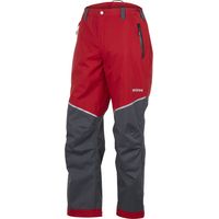 KOX Regenhose wasserdicht / Outdoorhose Aquatex 2.0 Rot/Grau Größe 46/48