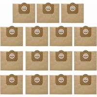 Sacs pour aspirateurs pour aspirateurs et machines de nettoyage multi-usages Kärcher WD 3, MV 3, WD 3.200 à WD 3.800M SE4001 SE 4002, prix de 6.959 à 130.0, sacs filtrants en papier (paquet de 15).