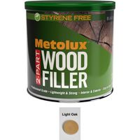 Metolux 2 Part Wood Filler - Light Oak - 770ml