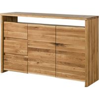 Buffet en bois de Chêne sauvage 150x45x96 naturel huilé PURE OAK 104