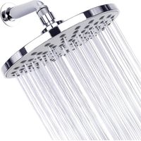 Accessoires de douche douche douche douche douche douche ronde huit pouces plaqué Lotus tête de pulvérisation transfrontalière sombre