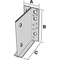 Simpson Strong Tie – Étrier en âme intérieure – Acier galvanisé S250GD – Épaisseur 2 mm – Assemblage invisible pour bois massif et composite – Applications solives et poutres