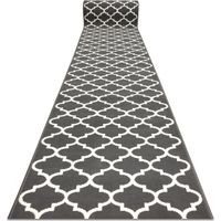Alfombra de pasillo BCF MORAD Trelis Espaldera marroquí gris / crema 60 cm grey 60x210 cm