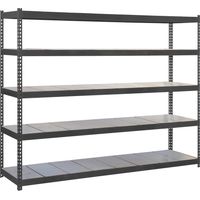 SimonRack Scaffale Industriale, 2000x1800x450 mm, 5 Ripiani in Metallo, Portata 600 kg per Ripiano, Scaffale Carichi Pesanti, Antracite/Zincato – Simonforte