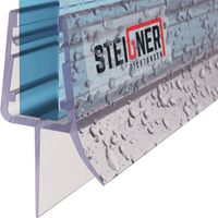 STEIGNER Duschdichtung UK13 Ersatzdichtung für Dusche Wasserabweiser, L, 160 cm, (Einzeldichtung), 3,5mm bis 5mm Glasstärke