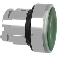 Cabeza pulsador iluminado diámetro 22 ZB4BW de Schneider Verde