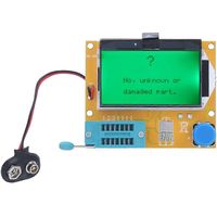 Testeur ESR, testeur de transistors, testeur graphique de résistance et de capacité, équipement de test LCRT4