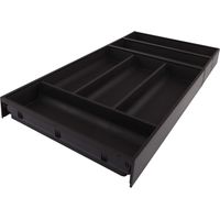 BLUM AMBIA-LINE Besteckeinsatz NL650mm,B300mm, Stahl carbonschwarz