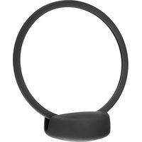 blomus 69160 - Specchio cosmetico con magnete, 17 x 9 x 18,5 cm, colore: Grigio