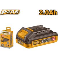 Batterie Lithium-ion 20V 2.0 Ah avec indicateur de charge P20S - INGCO - FBLI2001