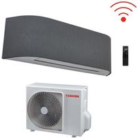 Climatizzatore Condizionatore Toshiba Inverter serie HAORI 13000 btu R-32 RAS-B13N4KVRG-E Wi-Fi Integrato A+++ Grigio Chiaro/Grigio Scuro - NOVITA' Grigio Scuro Grigio Scuro Grigio Scuro,R-32