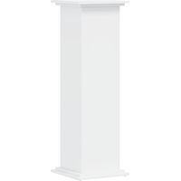 Vidaxl – Support de plantes blanc 33x33x100 cm – Bois d'ingénierie résistant à l'humidité – Design minimaliste pour intérieur moderne