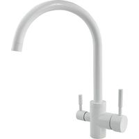 Rubinetto da cucina Shurity 350 3 vie 3/8” Bianco